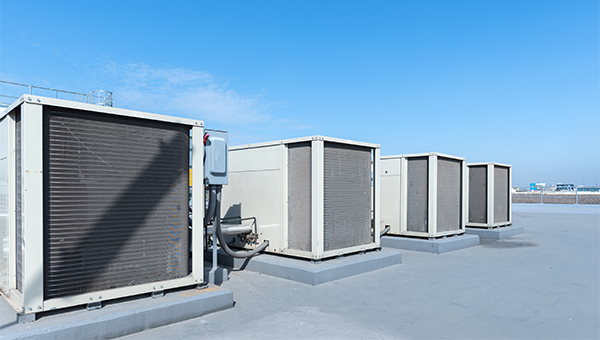 HVAC systems in a row