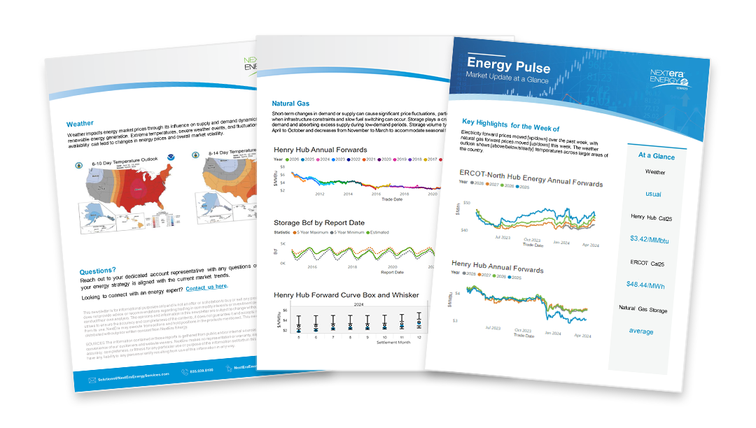 Energy Pulse Statistics and Graphs