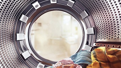 Inside of dryer